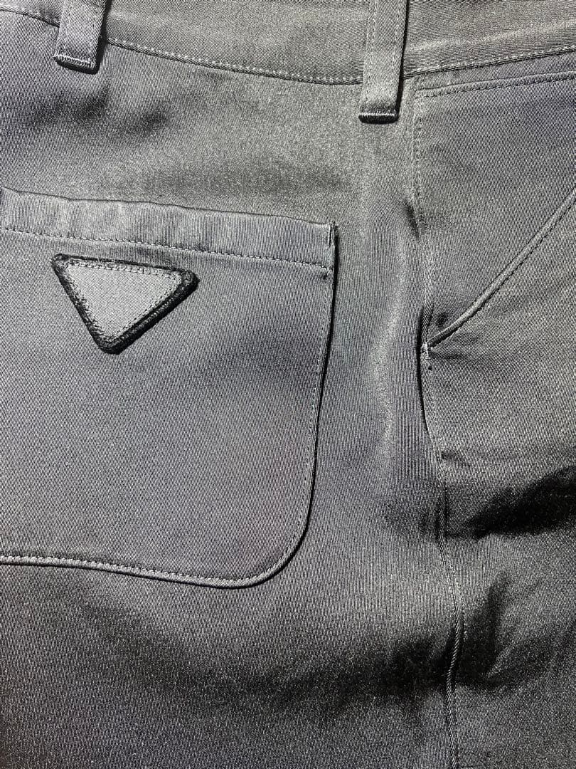 パンツ PRADA 23AW Cotton and Silk pants
