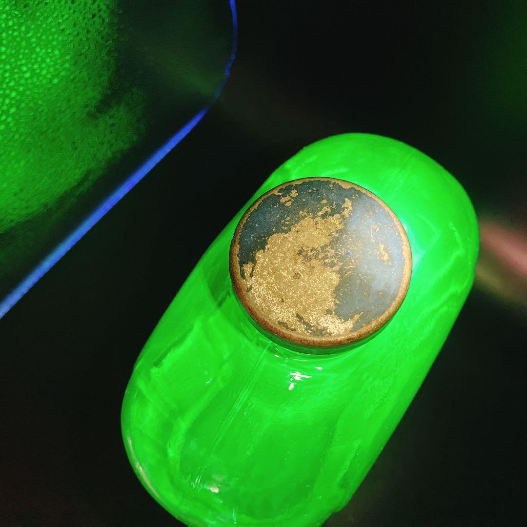 ウランガラス　2L ウォーターボトル　ディプレッショングラス　大正浪漫　アメリカ