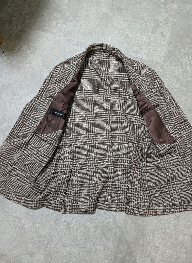 リングジャケット 千鳥柄 ツイードジャケット