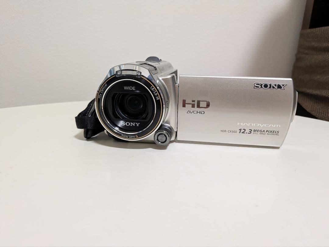 ソニー ビデオカメラ HDR-CX560V ハンディカム　シャンパンシルバー