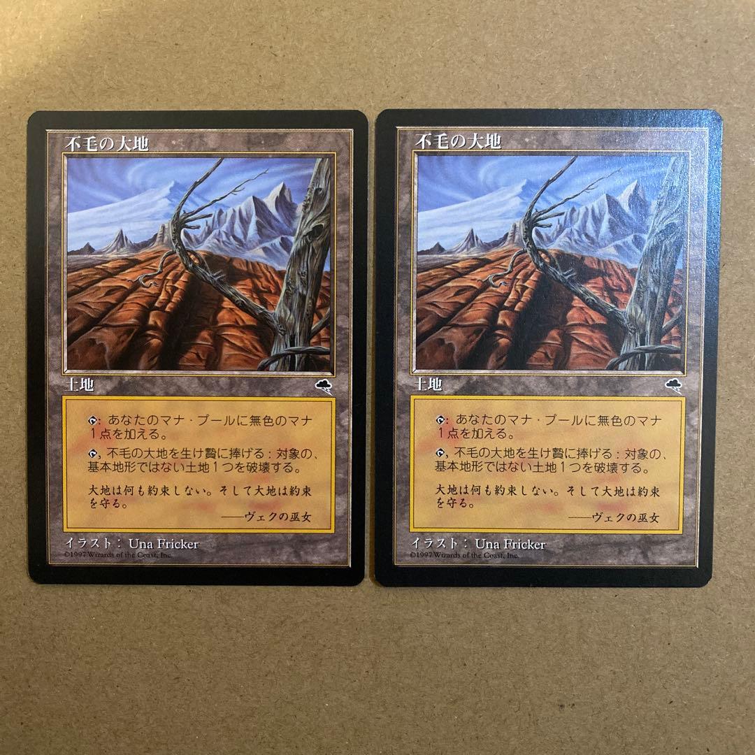 MTG 不毛の大地/Wasteland 日本語2枚