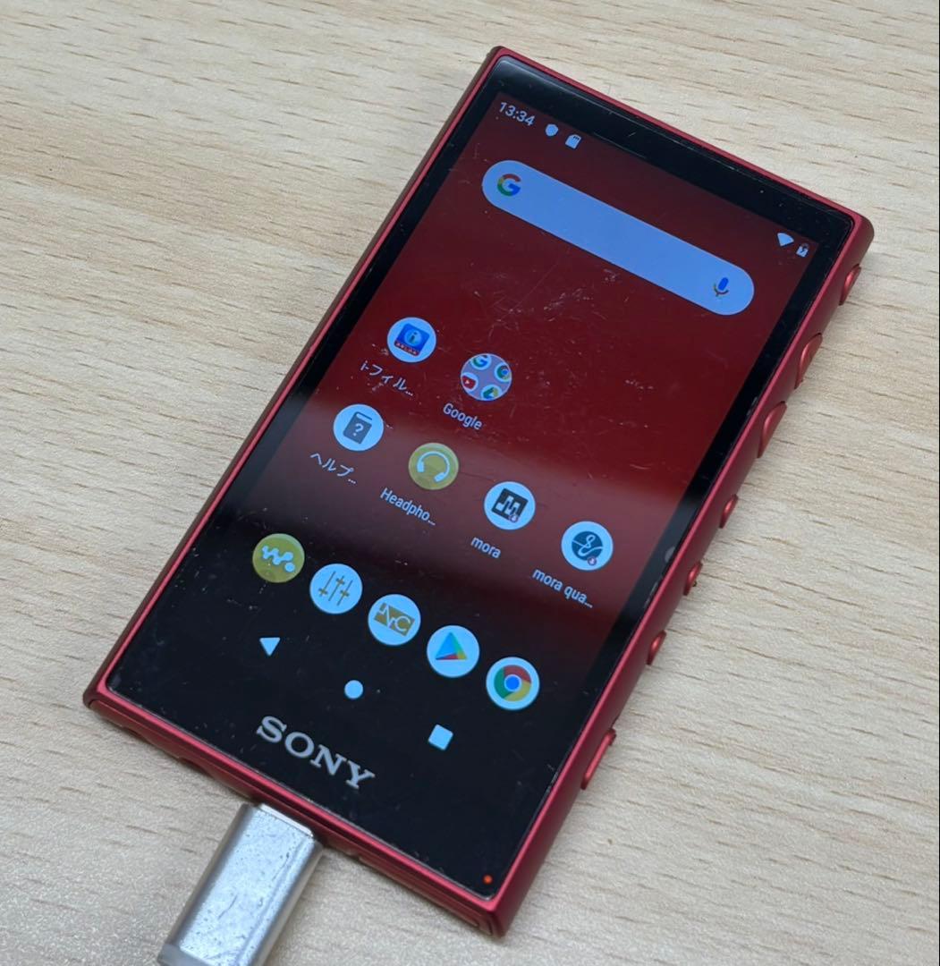 ★SONY WALKMAN NW-A100 16GB レッド ウォークマン