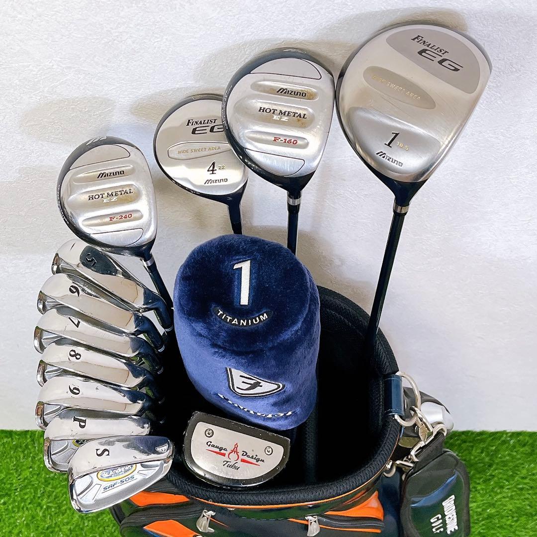 初心者向け　格安メンズゴルフクラブ 12本セット　ブリヂストン　ミズノ　R