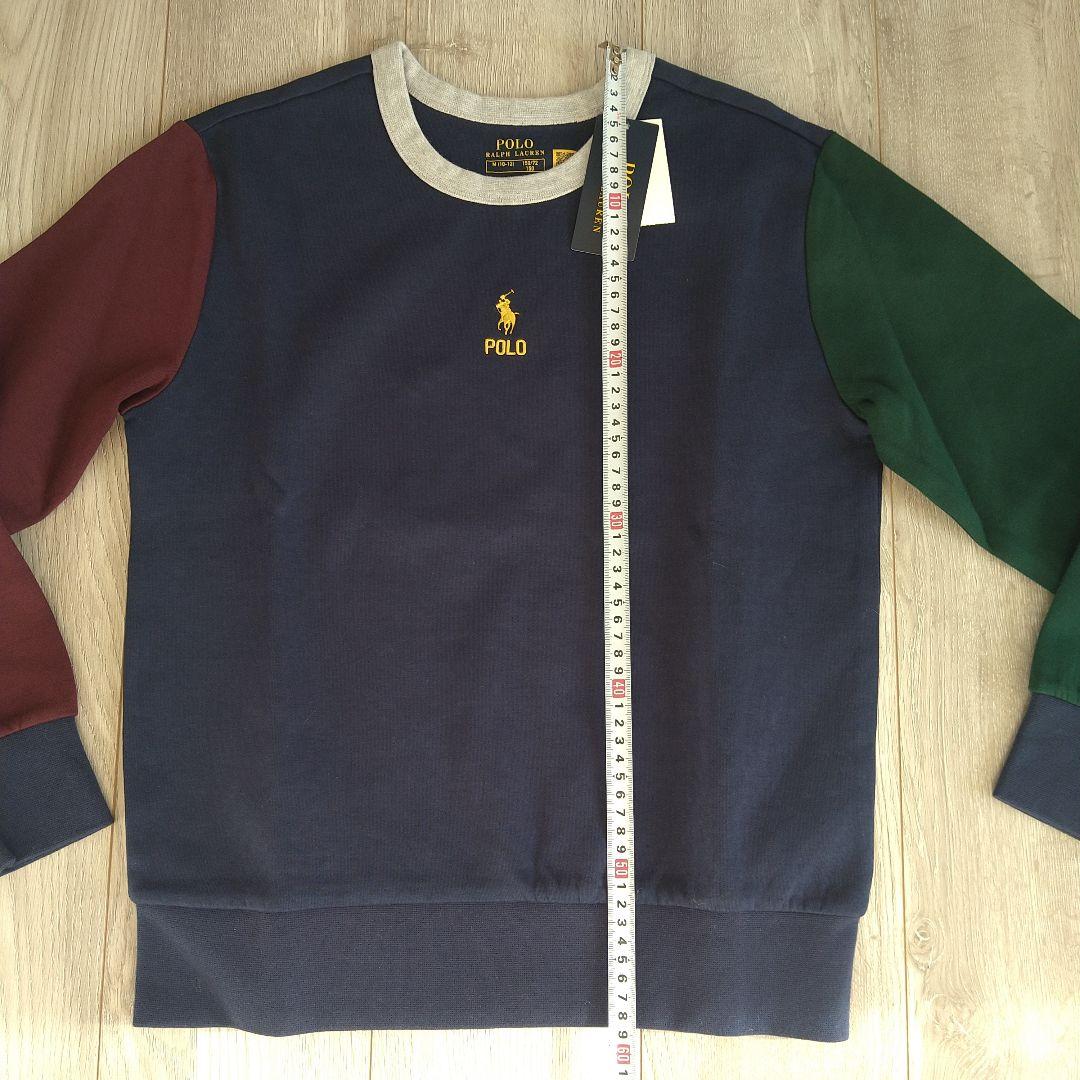新品　ポロラルフローレン　スウェット　トレーナー　マルチ　刺繍　150