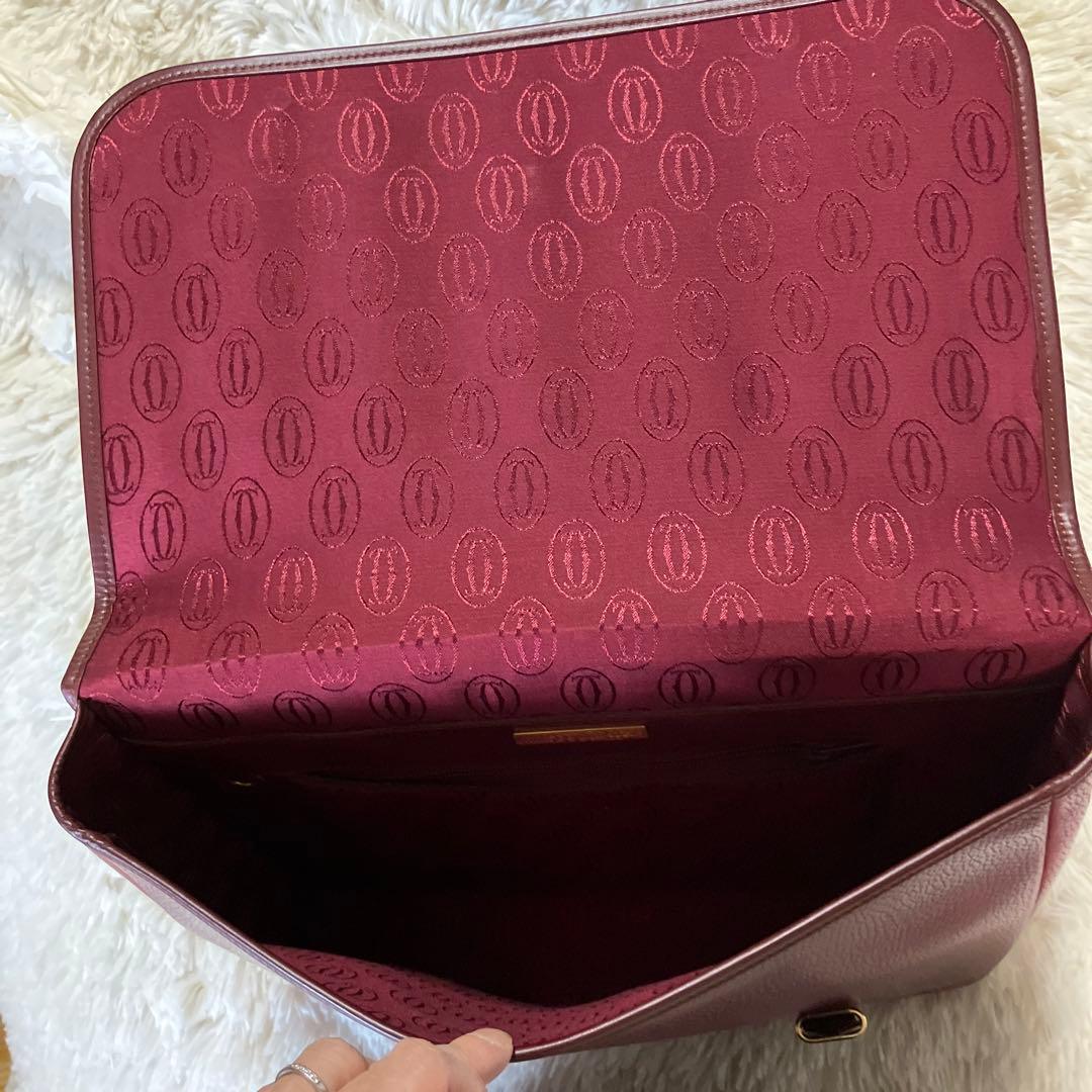 カルティエ　保証カード付き　書類バッグ　ビンテージ品