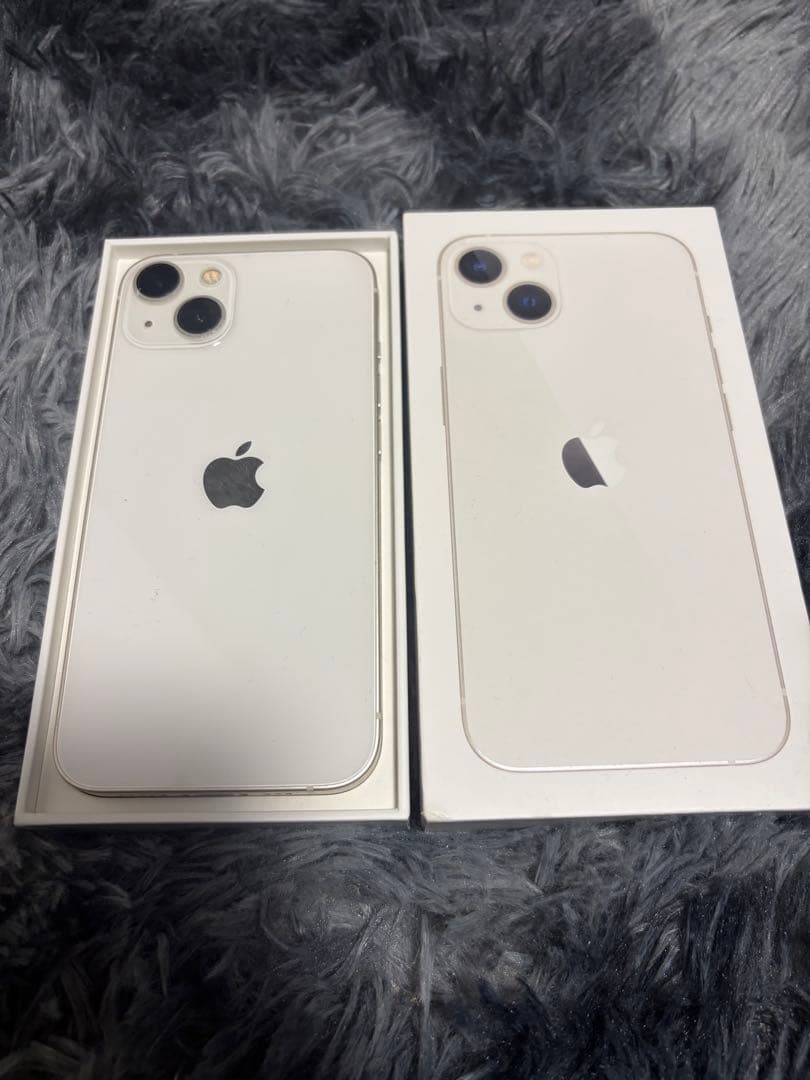 iPhone 13 ホワイト 256GB 箱付き　バッテリー100%