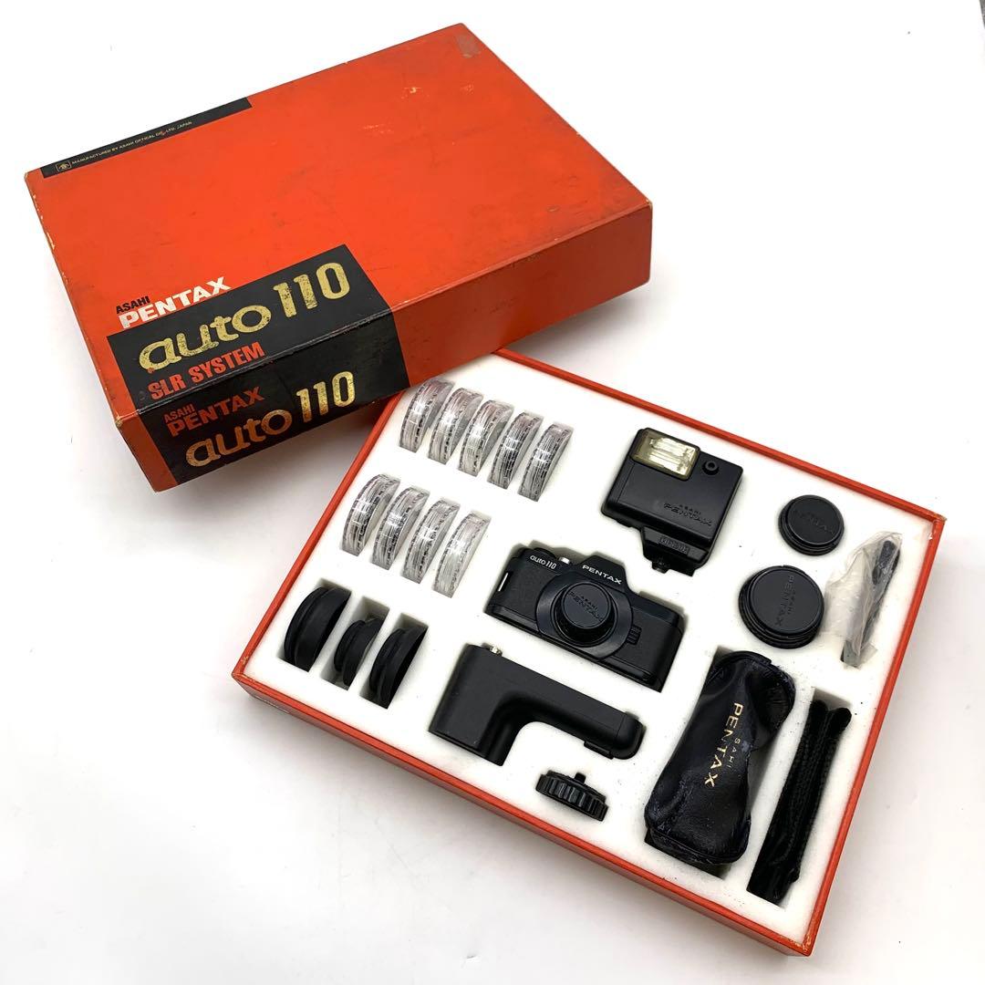 【希少】ASAHI PENTAX auto 110 フィルムカメラセット