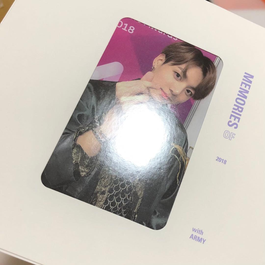 BTS Memories 2018 Blu-ray 付属　トレカ ジョングク