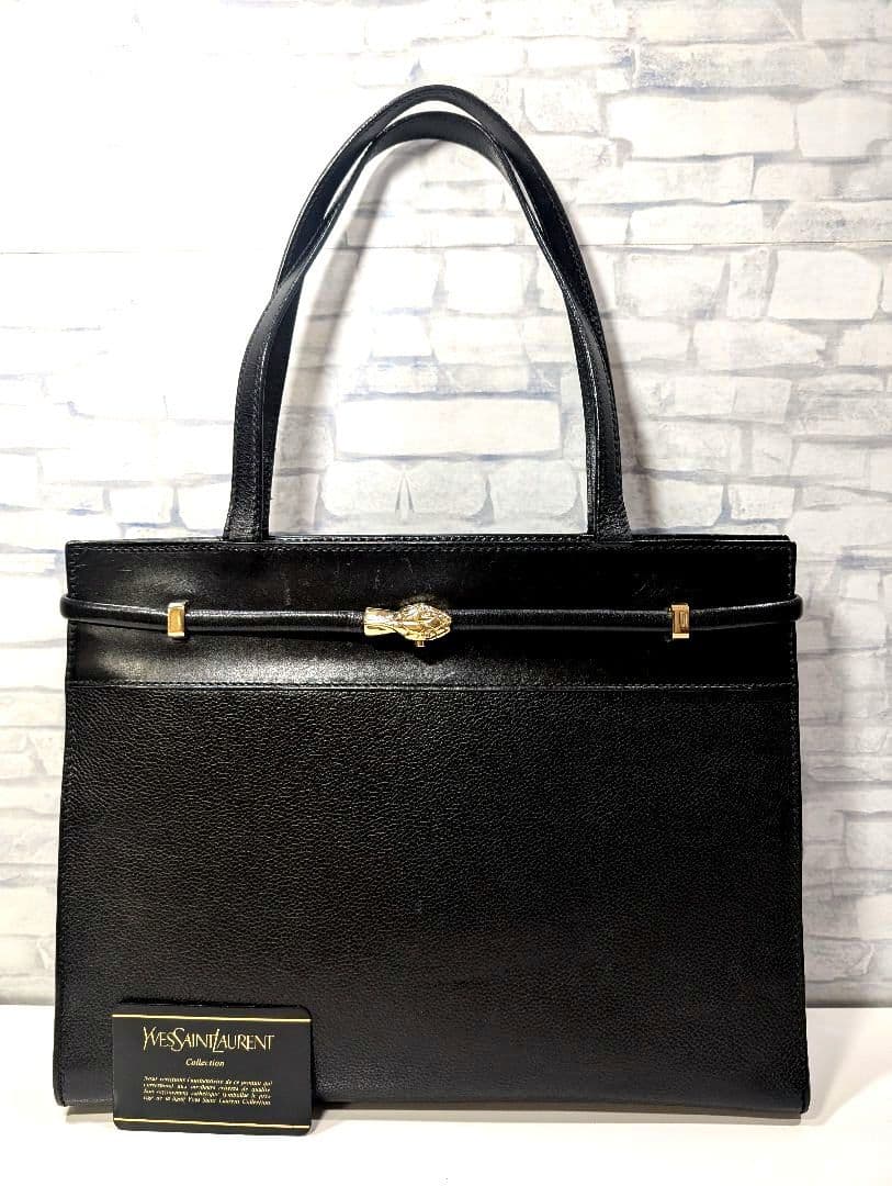 ✨希少✨美品✨　イヴサンローラン　トートバッグ　リヴゴーシュ　ビジネス　レザー