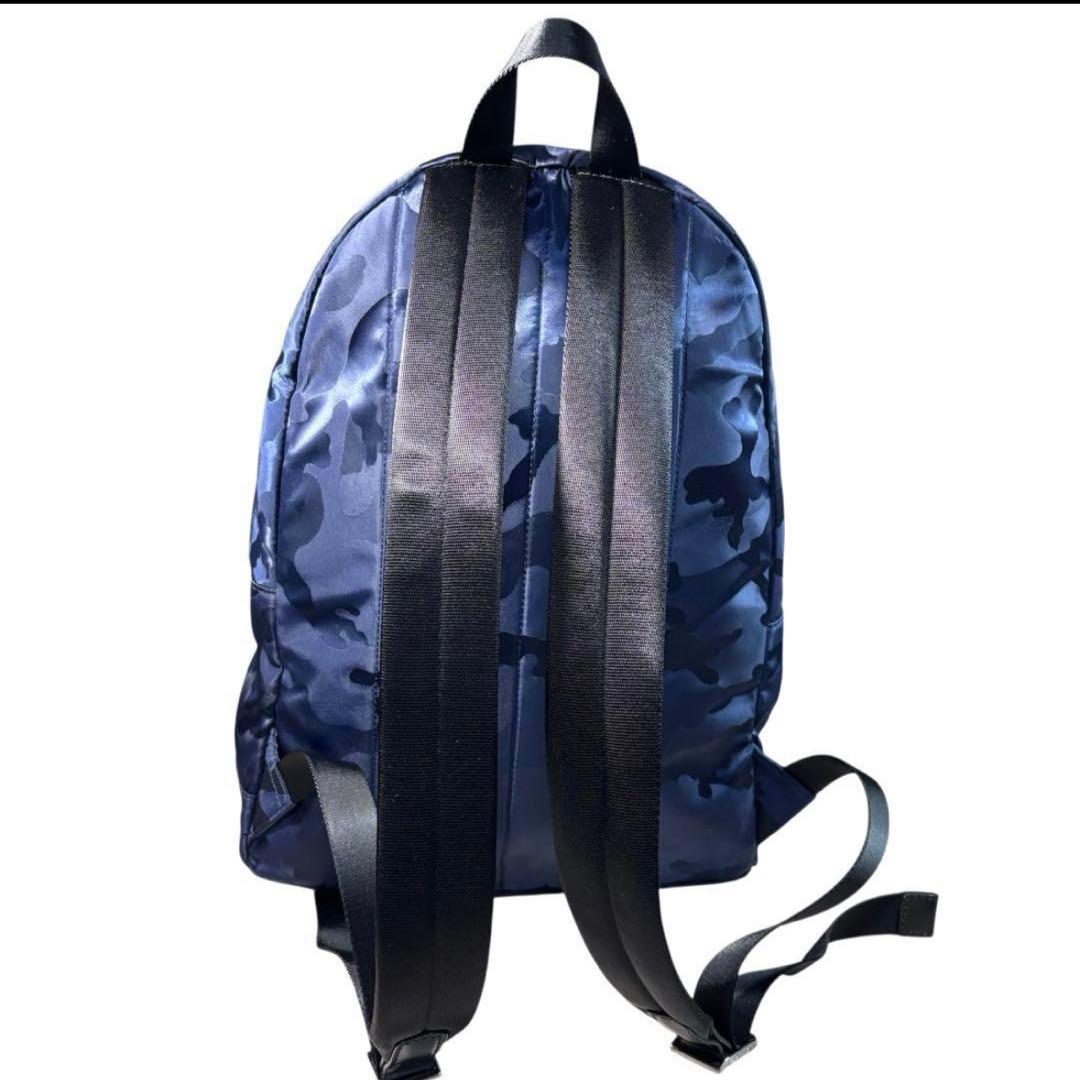 【美品】MICHAEL KORS メンズ カモフラ柄 迷彩 ナイロン リュック