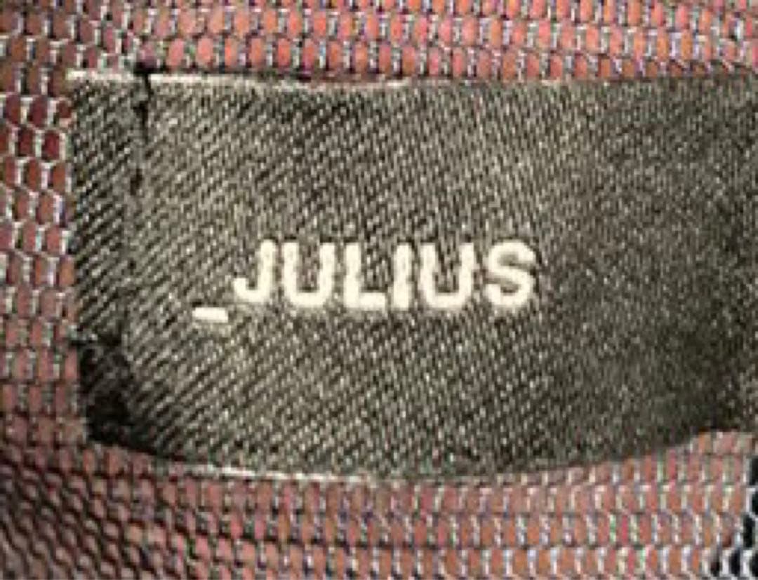 美品ユリウス 23SSコレクション プリント メッシュ レギンス パンツ0084