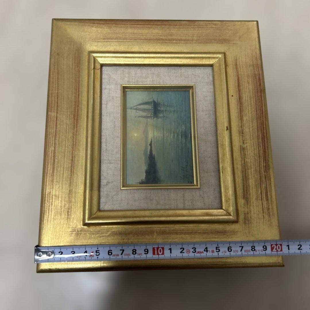 現代東ヨーロッパ絵画　アドリア海のタベ