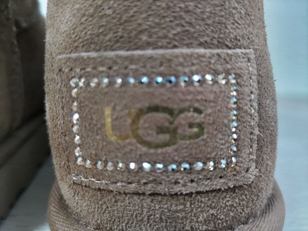 超美品✨UGG アグ スワロフスキー ムートンブーツ 24cm