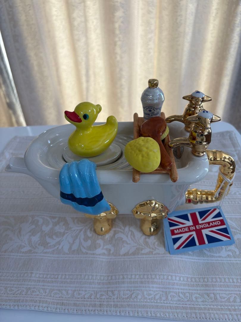 【最終Sale】英国製　ティーポット Teapottery BathTeapot