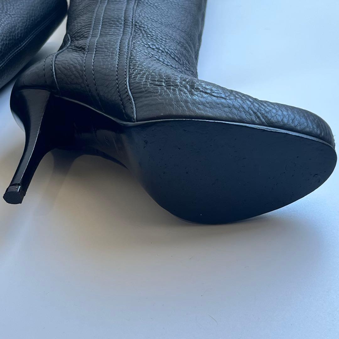 LOUIS VUITTON ルイス ヴィトン レザー ロングブーツ サイズ37