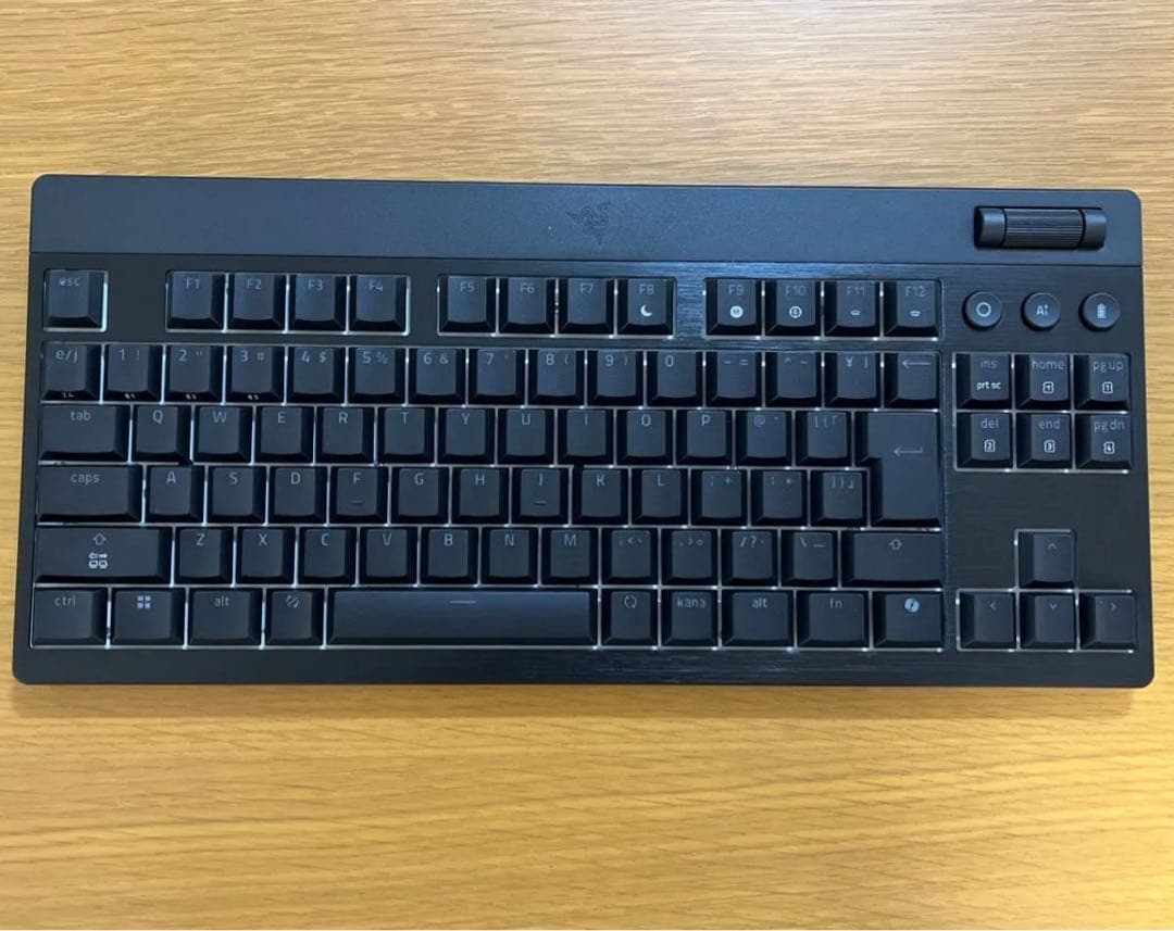 【中古】Razer BlackWidow V4 Low-profile Tkl