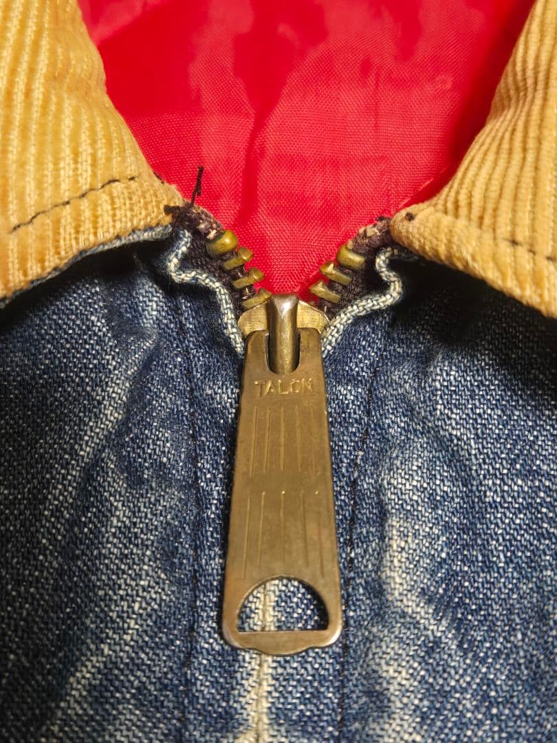 70s’ Lee 191-LB vintage US古着 縦落 デニムジャケット