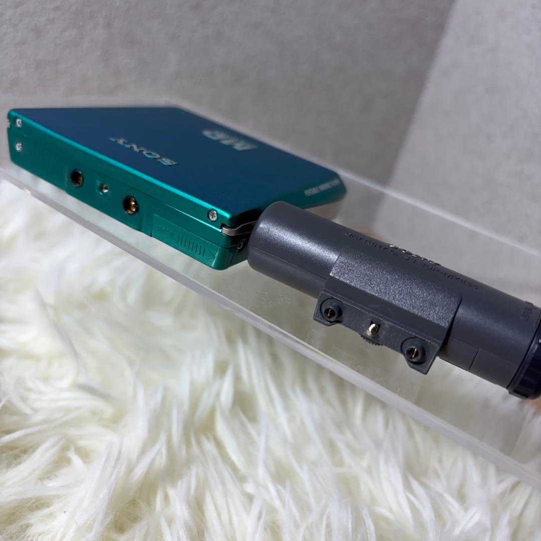 【完動品】SONY MD WALKMAN MZ-E75 グリーン MDプレーヤー