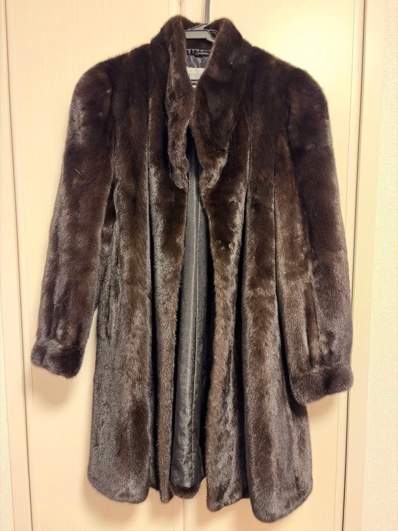 BLACKGLAMA ミンクロングコート ダークブラウン