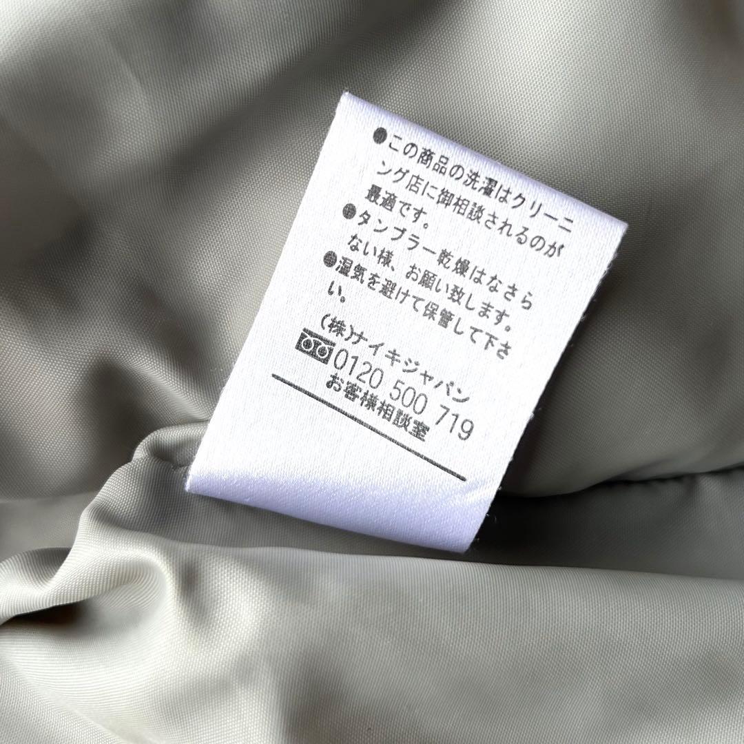 00s archive old NIKE オールド 刺繍ロゴ 肉厚 ダウンベスト