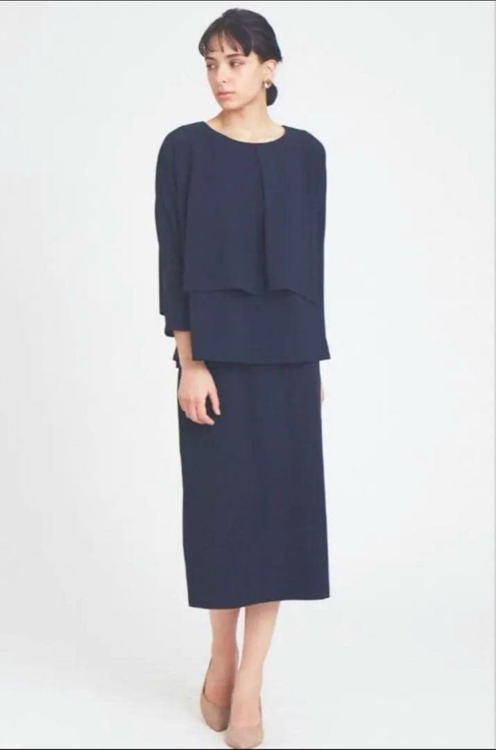 アバハウスマヴィ　スーツ　ネイビー　セットアップ　38