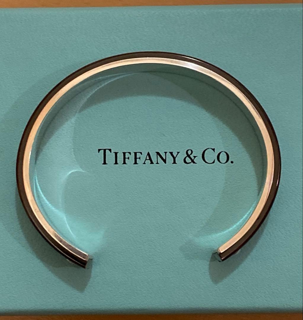 Tiffany ティファニー 1837 ブラック チタン バングル ナロー カフ