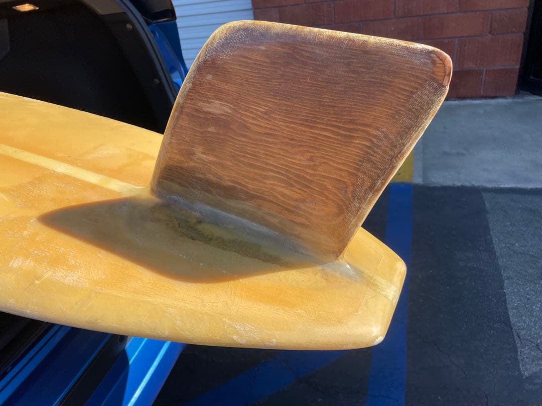 激レア◇60'sビンテージ◇HOBIEホビー ロングボード◇9'8 ウッドフィン