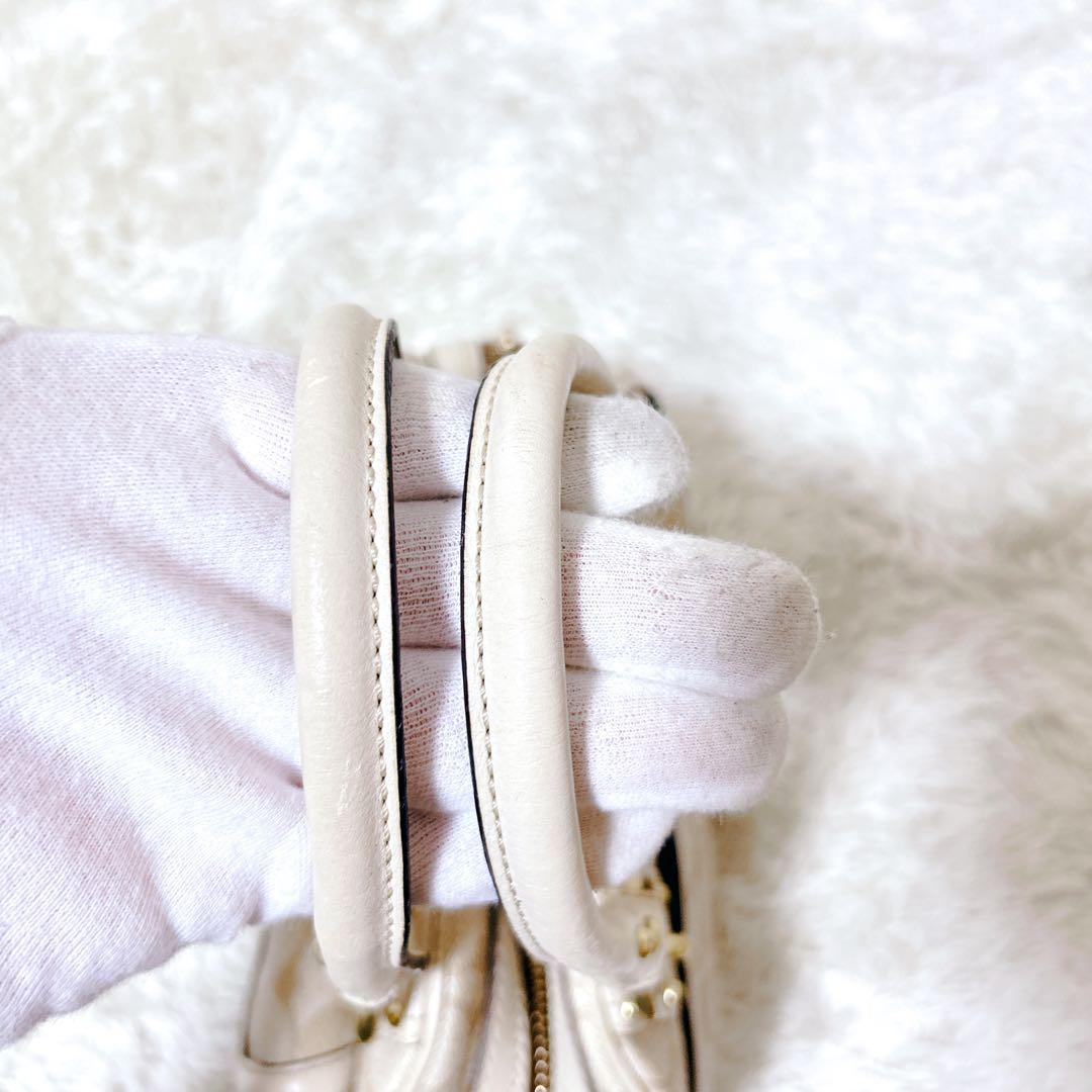 COACH コーチ　ヘリテージ ストライプ スモール ドームド ハンドバッグ