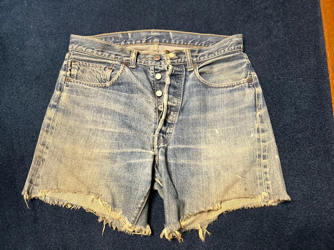 kotaendo Levis 501 Big E カットオフ デニムパンツ