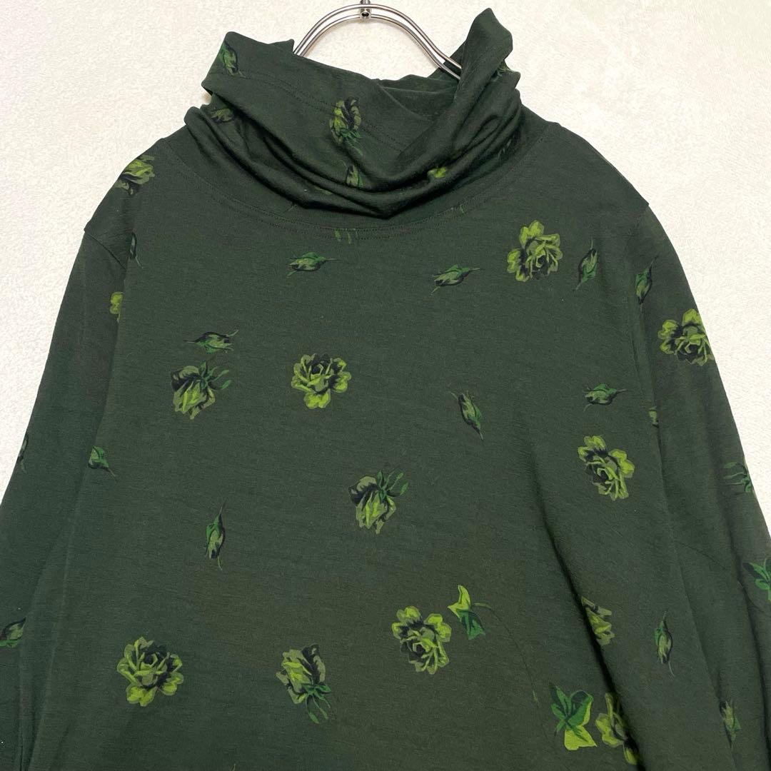 トクコプルミエヴォル タートルネック フレアワンピース アシンメトリー スリット