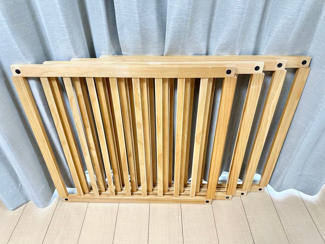 良品 日本育児 木製パーテーション FLEX400-Ｗ ベビーフェンス