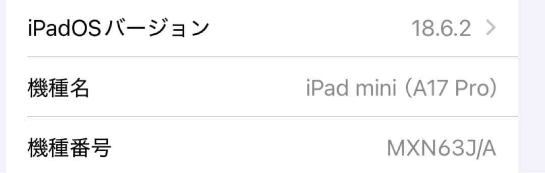 【モミモモ】Apple iPad mini (A17 Pro) Wi-Fi