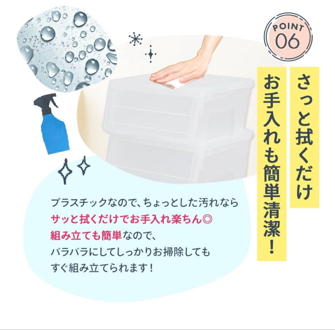 プロフィックス カバコ 収納ケース 衣装ケース 天馬　Ｍサイズ　6個セット