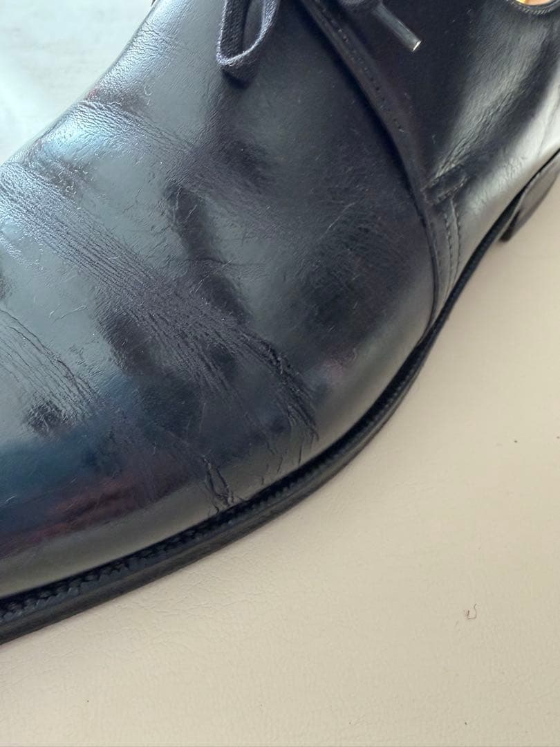 【CORTHAY コルテ】プレーントゥ レザーシューズ size:7 2/1