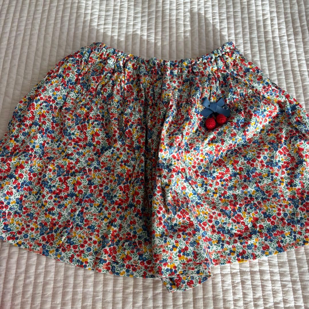 美品　ファミリア　Tシャツ・キュロット　110・100