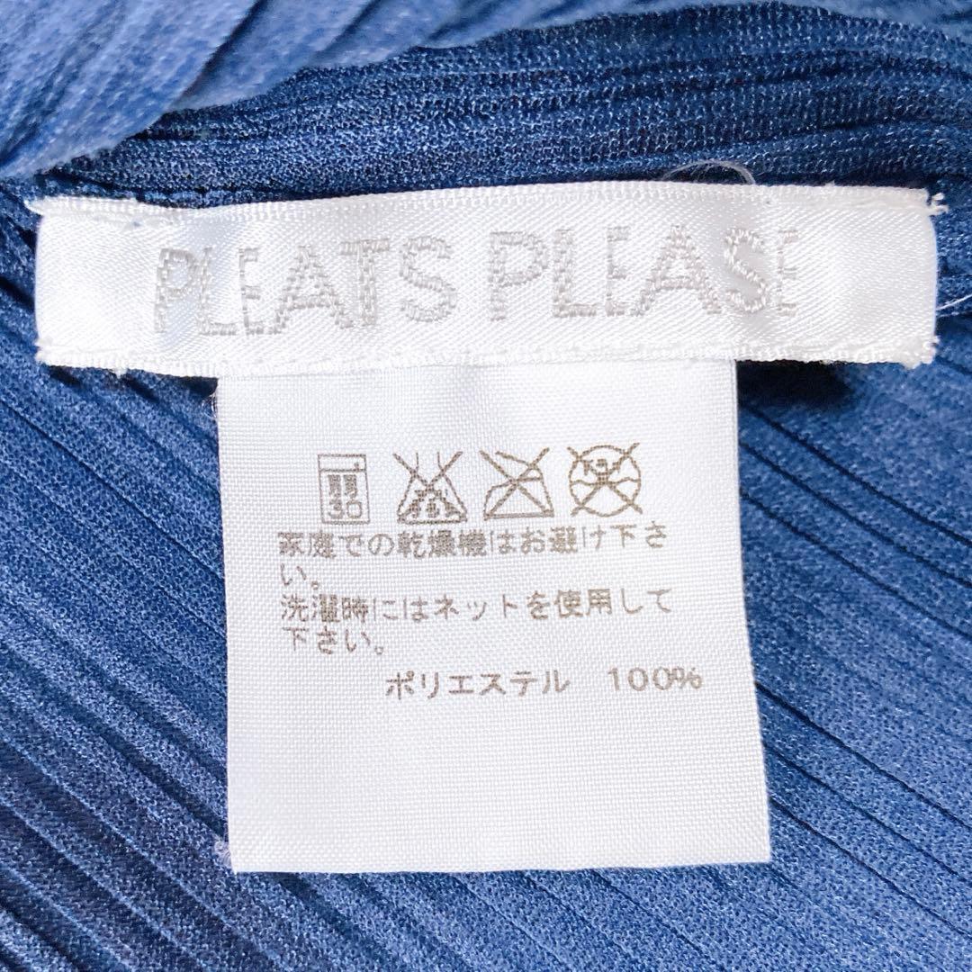 プリーツプリーズ　イッセイミヤケ 総柄　カットソー　L