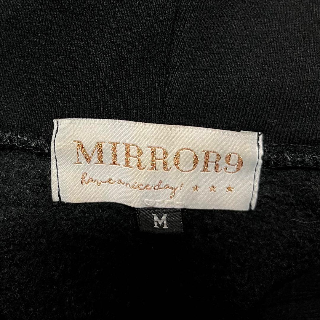 一点物 ビッグサイズ　mirror9 フーディー　アームビッグロゴグラフィック
