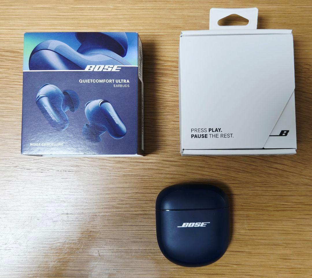 美品 BOSE QuietComfort Ultra Earbuds ルナブルー
