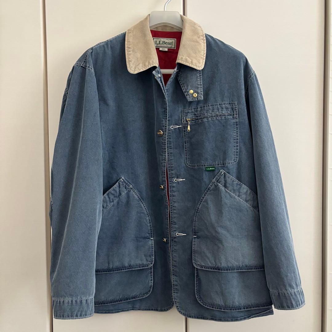 【極美品】L.L.Beanインサレーテッド インディゴ フィールドコート