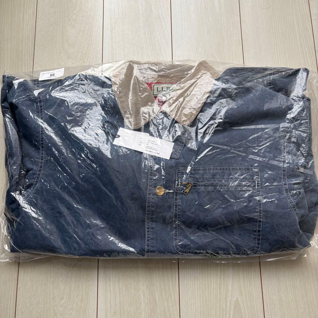 【極美品】L.L.Beanインサレーテッド インディゴ フィールドコート
