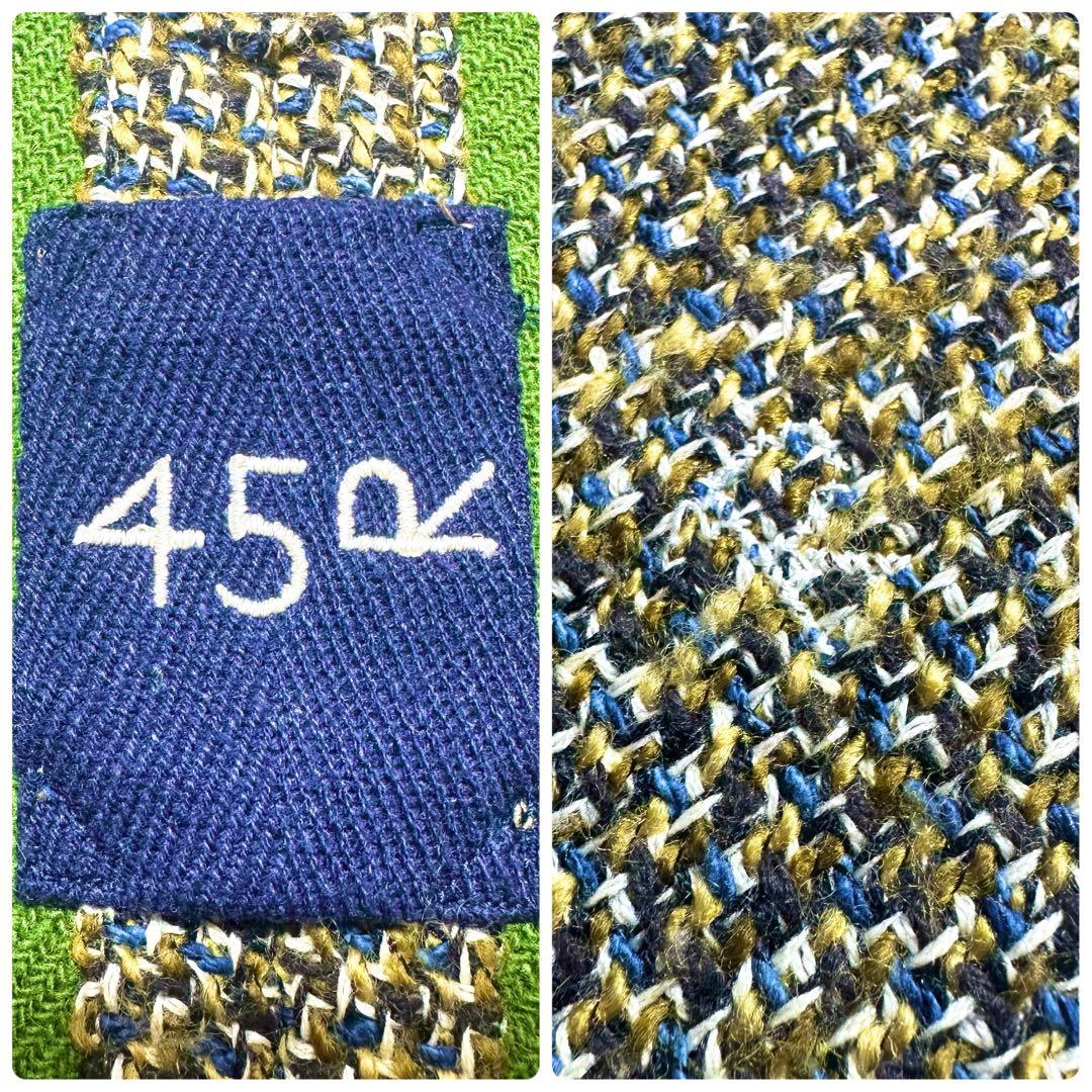 45R アーミッシュツイードワンピース ノースリーブ チュニック 大きいサイズ