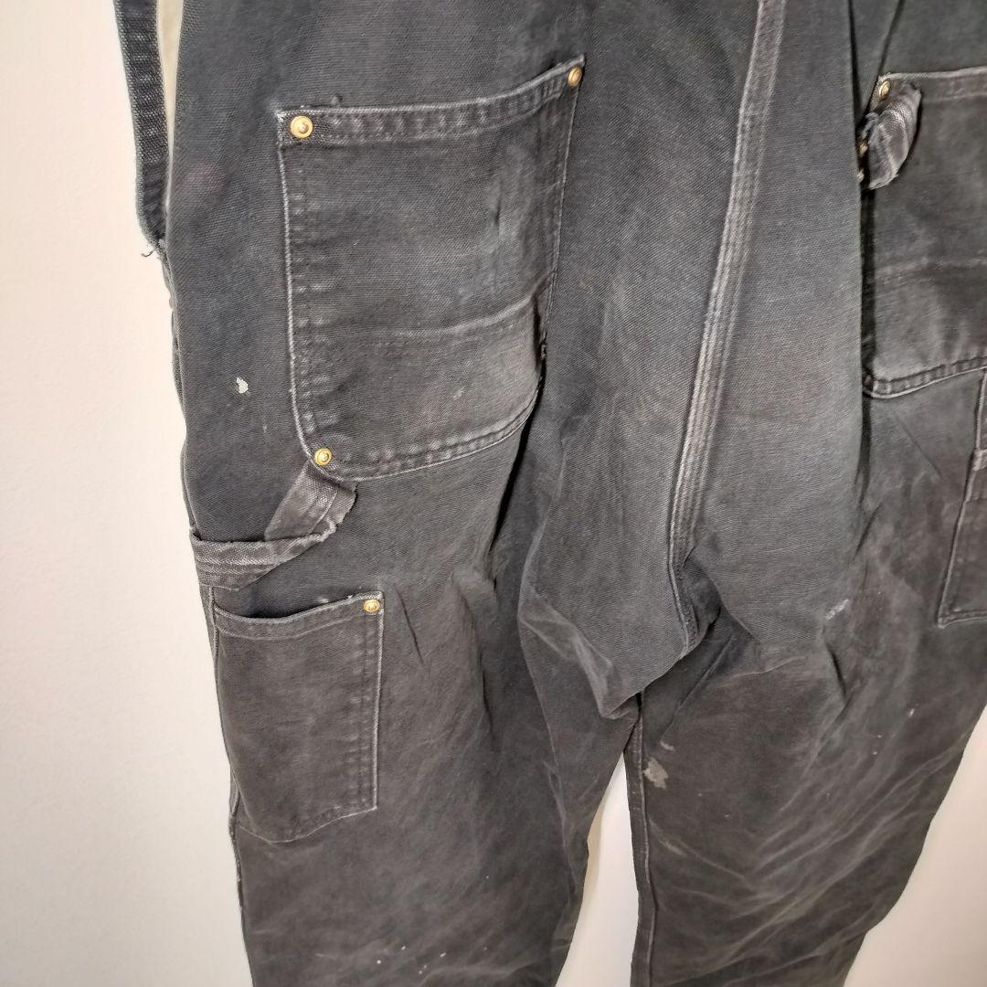 Carhartt カーハート ダック オーバーオール ブラック 黒 アメカジ L