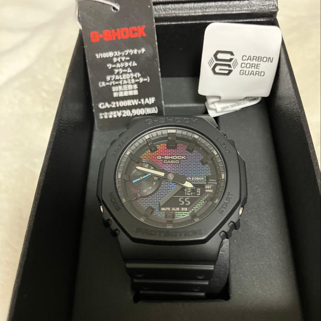 美品　CASIO　G-SHOCK　GA-2100RW-1AJF