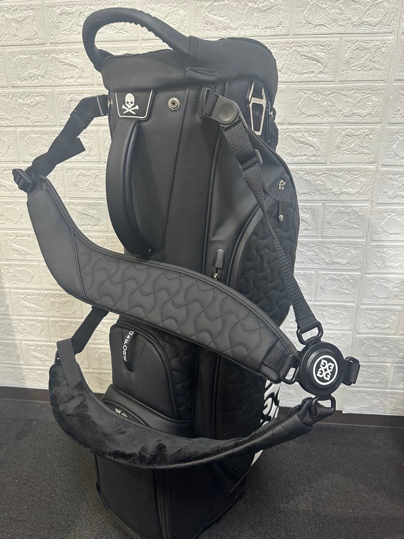 新品未使用☆G/FOREスタンド式キャディーバック9.5インチ　黒×白