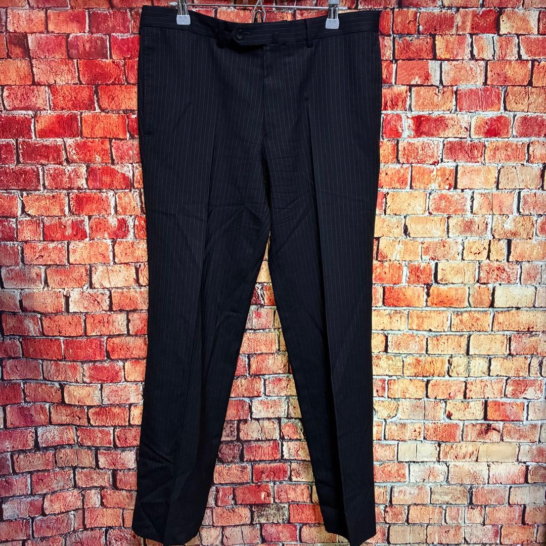 極美品☆ミツミネ　高級ウール100% スーツセットアップ AB4 ダークグレー