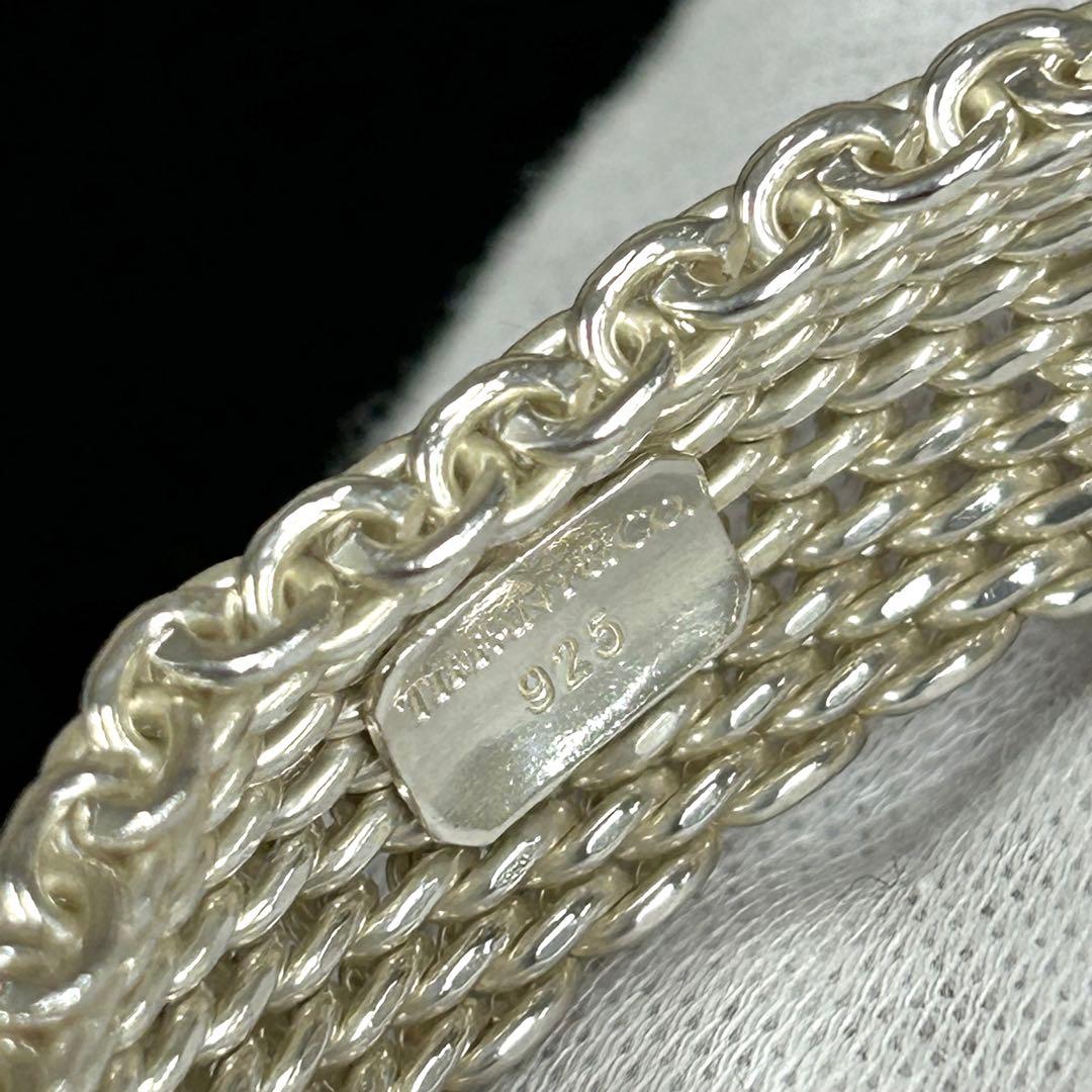 ティファニー　バングル　サマセット　メッシュ　シルバー925 ブレスレット