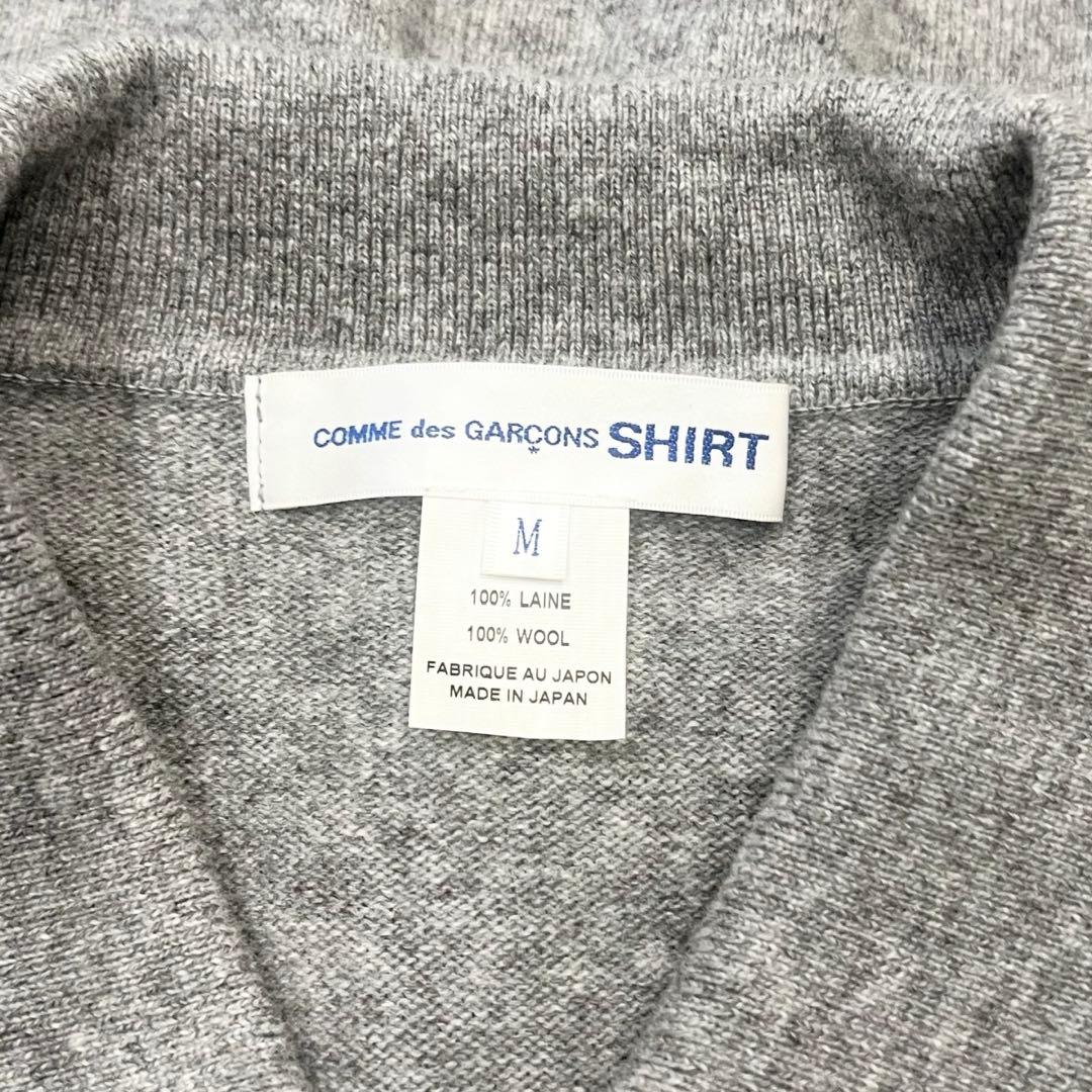 COMME des GARCONS SHIRT 12ゲージウールニットポロ