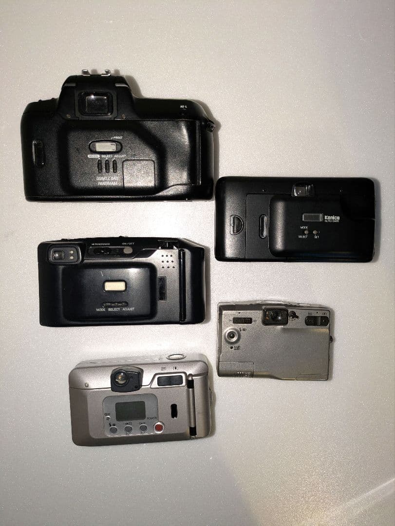 【まとめ売り】フィルムカメラ◆デジタルカメラ◆ストロボなど15点セット　ジャンク