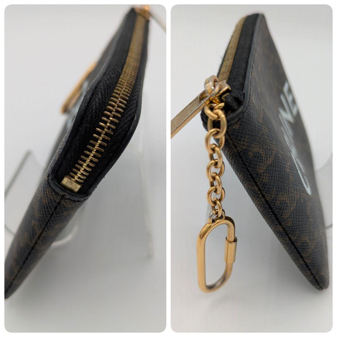 CELINE セリーヌ トリオンフ PVC ケース 箱 袋 coin 茶