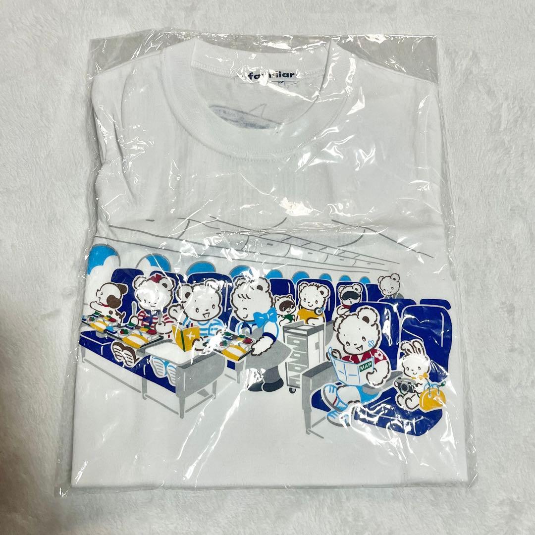 familiar ファミリア ANA コラボ 飛行機 Tシャツ 100cm